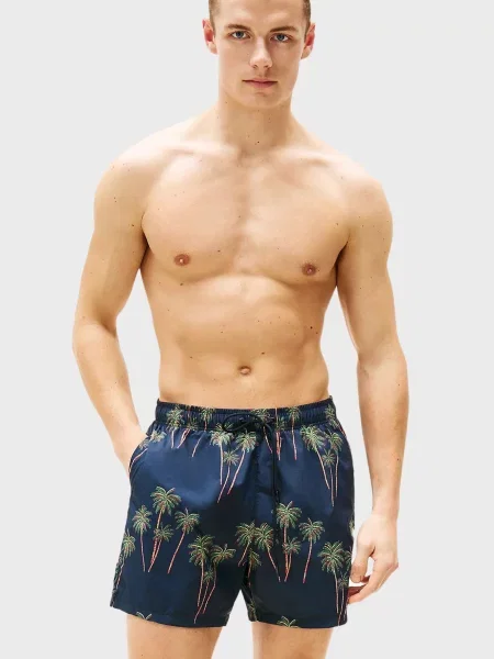 Шорти Tommy Hilfiger з принтом сині