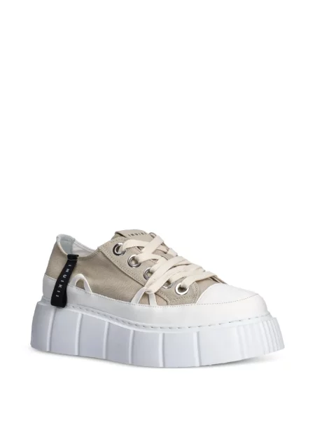 Sneakerși Inuikii din canvas maro
