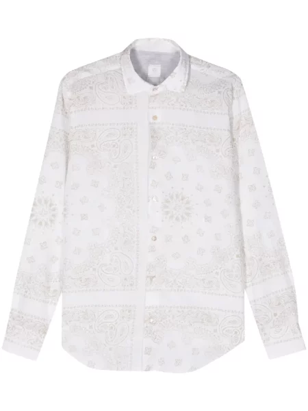 Cămașă Eleventy cu imagine cu model paisley