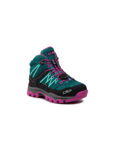 Bakancs CMP Kids Rigel Mid Trekking Shoes Wp Türkizkék