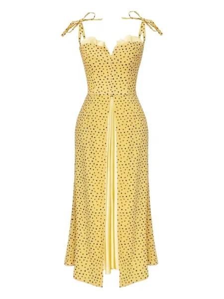 Rochie midi Post Meridiem galben