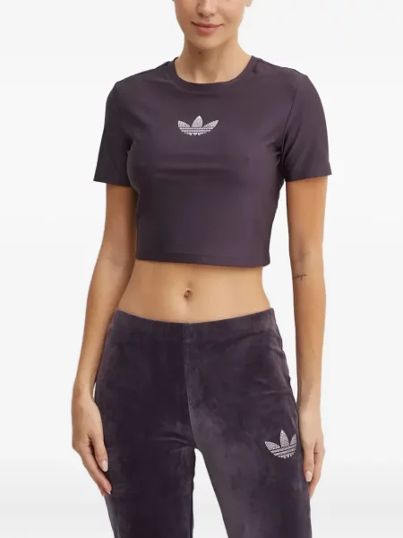 Cropp pantaloni Adidas cu dungi de cristal albastru