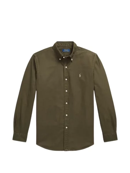 Cămașă Polo Ralph Lauren din țesătură twill albastru
