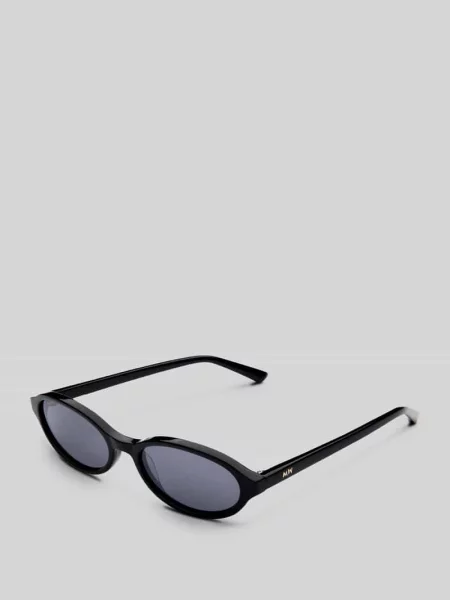 Owalne okulary przeciwsłoneczne model IVY' Messy Weekend czarne