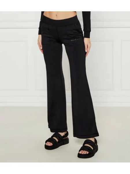 Juicy Couture Pantaloni de trening FARAH | flare fit | low rise negru