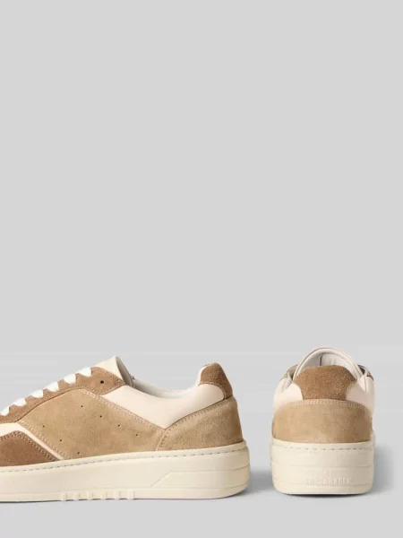Sneakersy z naturalnej skóry z detalem z logo Copenhagen beżowe