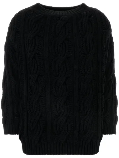 Pulover Valentino Garavani de lână negru