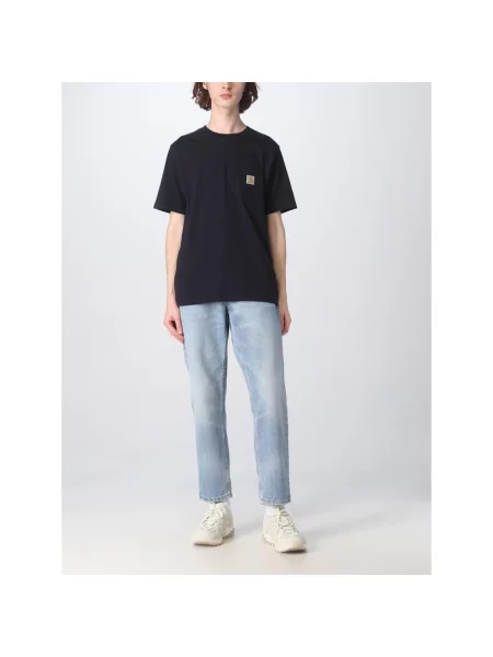 T-shirt Carhartt WIP S/S Pocket T-Shirt Dark Navy S niebieska