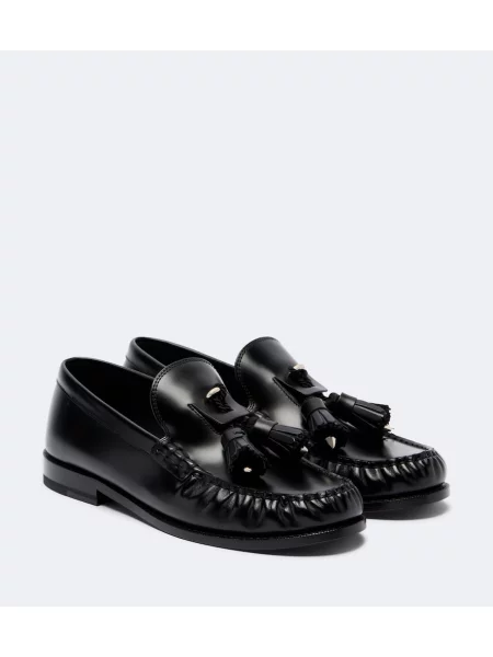 Pantofi loafer Christian Louboutin din piele negru