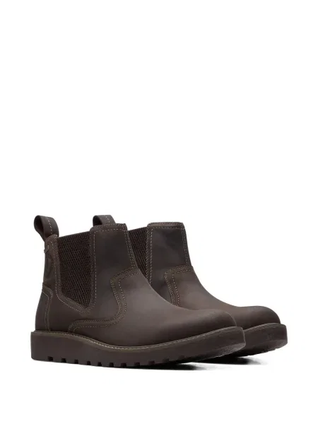 Botine Clarks din piele maro