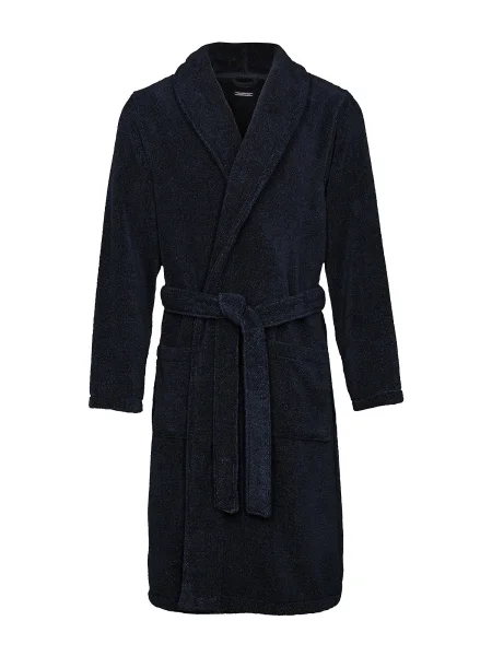 Tommy Hilfiger Underwear Halat de baie scurt bleumarin