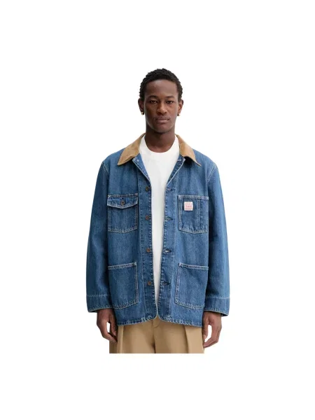 Levi's kurtka jeansowa UPDATED TO BROADWAY x WORKWEAR niebieska
