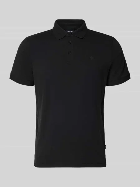 Koszulka polo o kroju regular fit z listwą guzikową model Carlosjuan' Joop! Collection czarna