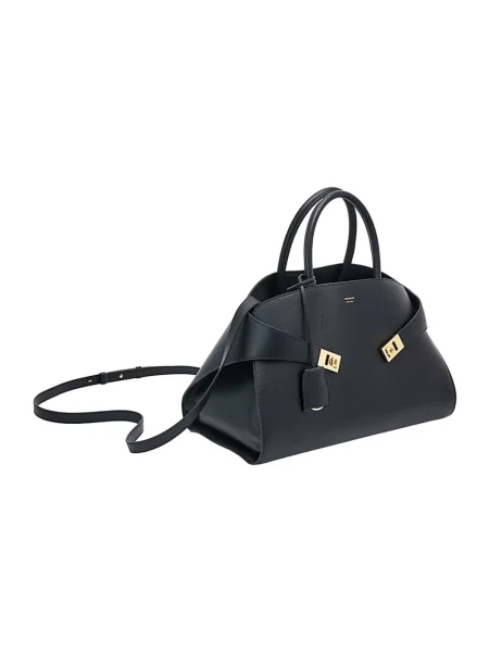 Torebka Salvatore Ferragamo skórzana czarna