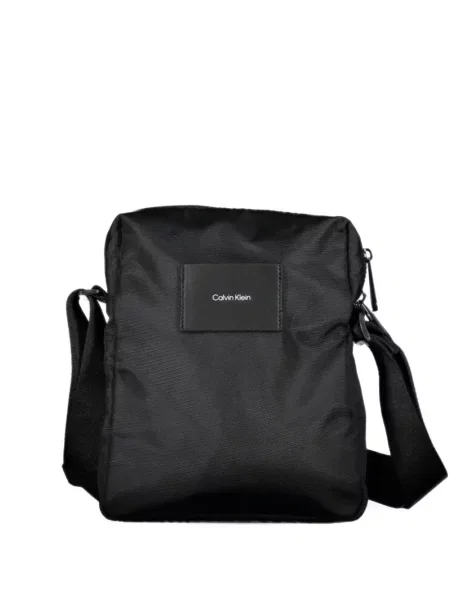 Geantă crossbody Calvin Klein cu autograf negru