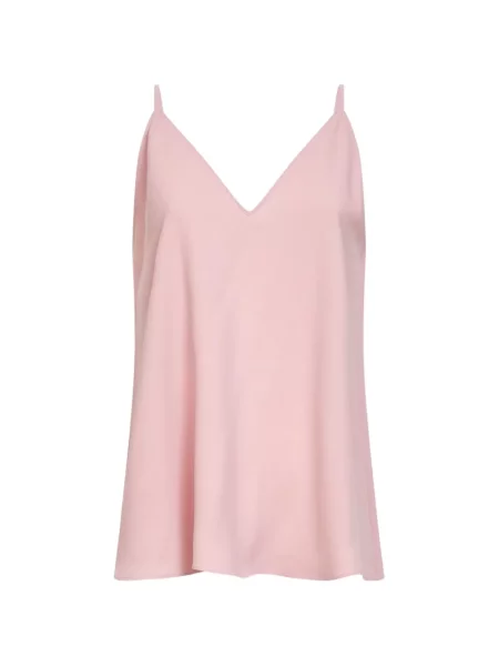 Top Gianluca Capannolo z dekoltem w serek różowy