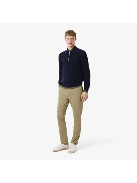 Lacoste Spodnie Chino O Dopasowanym Kroju beżowy