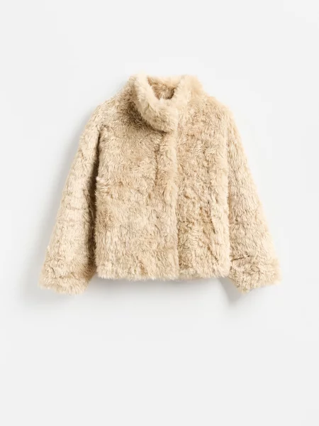 Короткая куртка Reserved из овчины