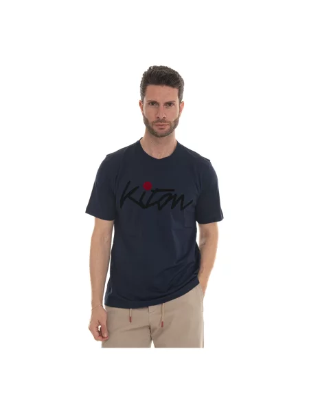 Koszulka Kiton z logo niebieska