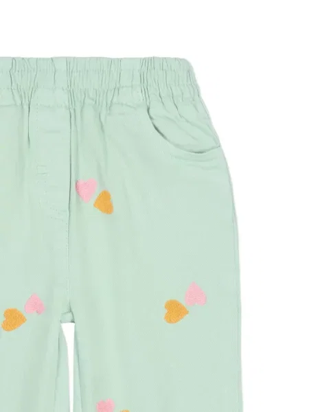 Spodnie dziecięce Stella Mccartney zielone