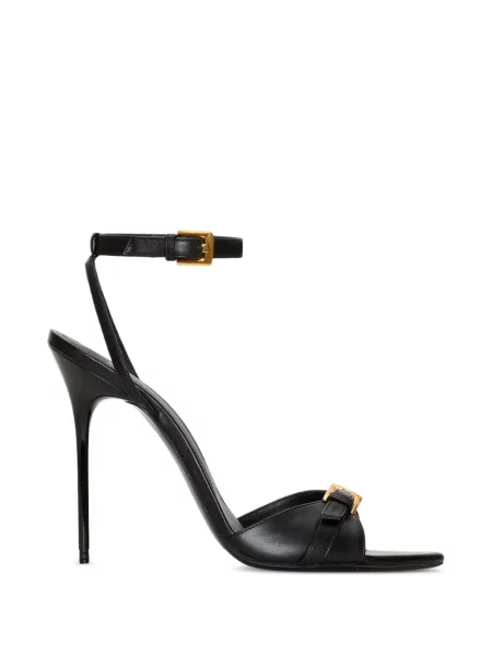 Sandale Balmain din piele negru