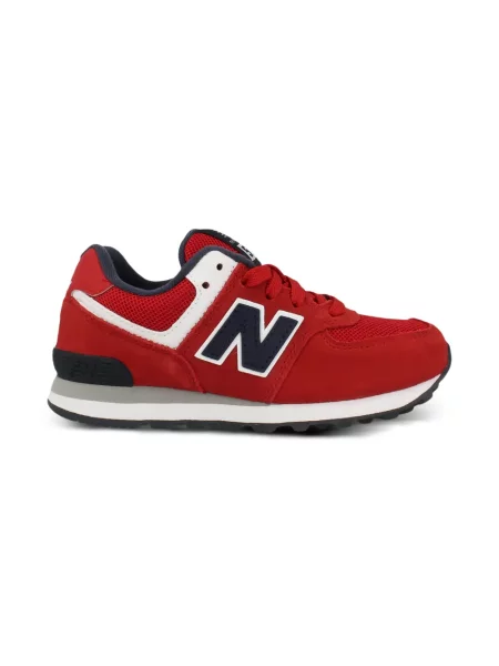 Sneakerși New Balance 574 cu autograf albastru