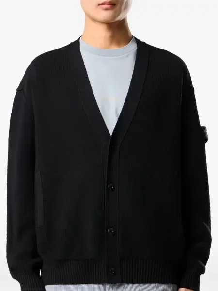 Cardigan Stone Island cu strasuri negru