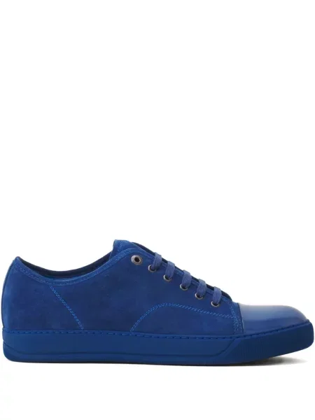Sneakerși Lanvin cu șireturi din dantelă albastru