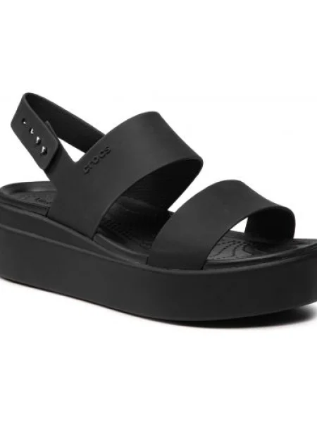Crocs Szandál Brooklyn Low Wedge W fekete