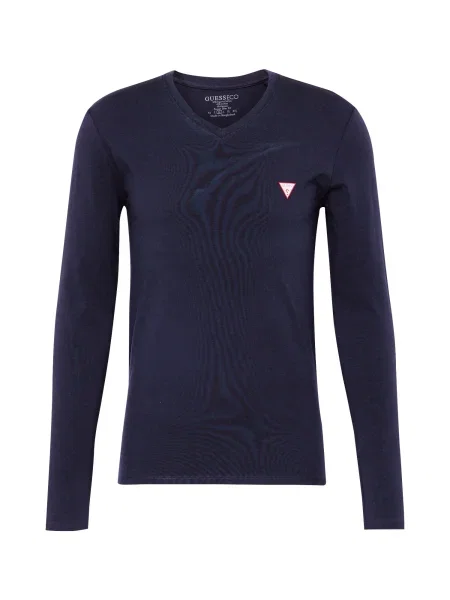 Tricou Guess lung albastru