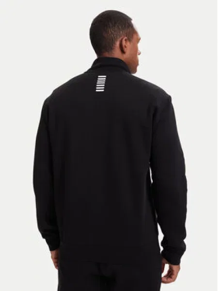 Emporio Armani Tepláková bunda / biela čierna