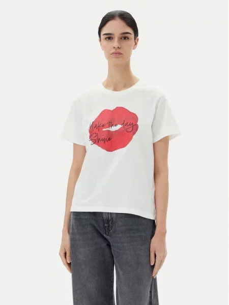 JDY Футболка Daisy Regular Fit білий