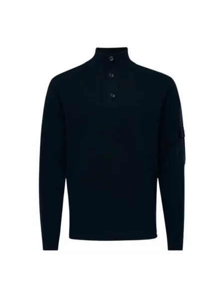 Sweter Gentiluomo wełniany niebieski