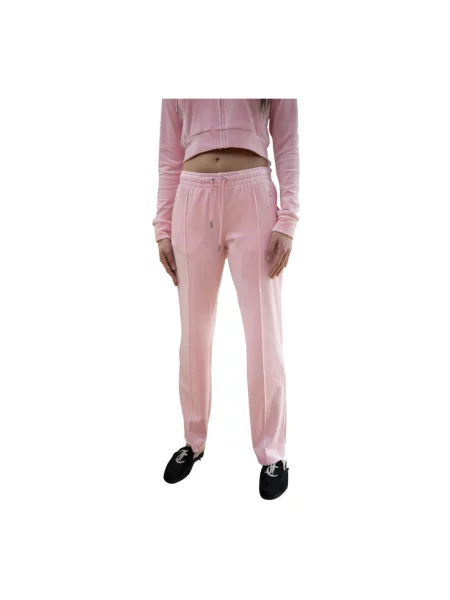 Spodnie dresowe Juicy Couture różowe