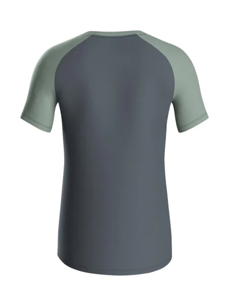 JAKO Tricou funcțional metalic / verde gri