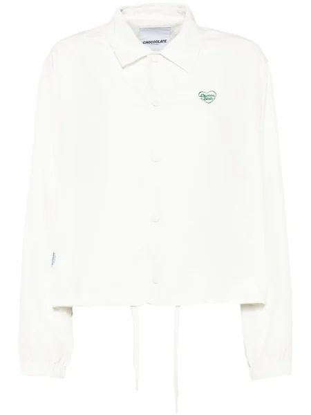 Geacă Chocoolate cu imagine alb