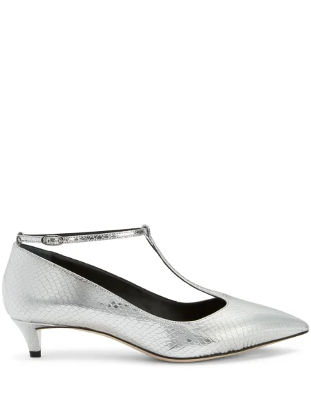 Sandale Giuseppe Zanotti din piele argintiu