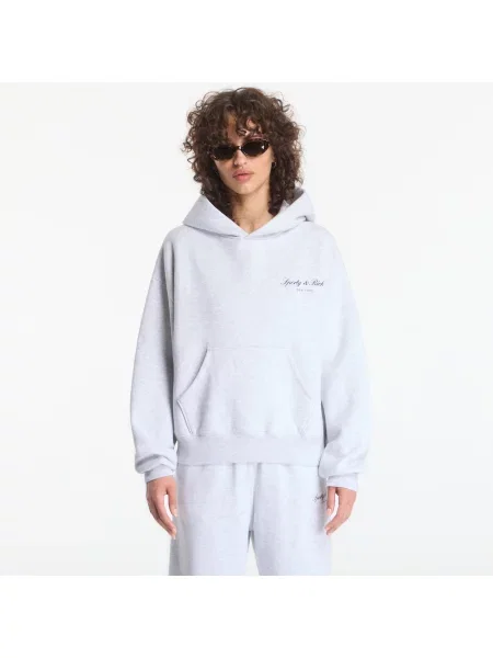 Bluza z kapturem Sporty And Rich z kapturem szara