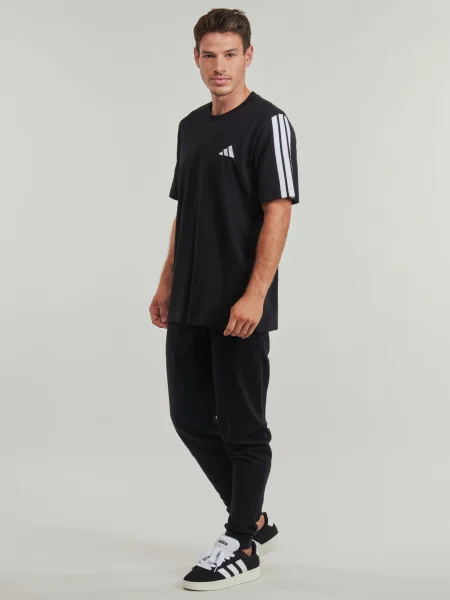 Tricou Adidas cu dungi negru