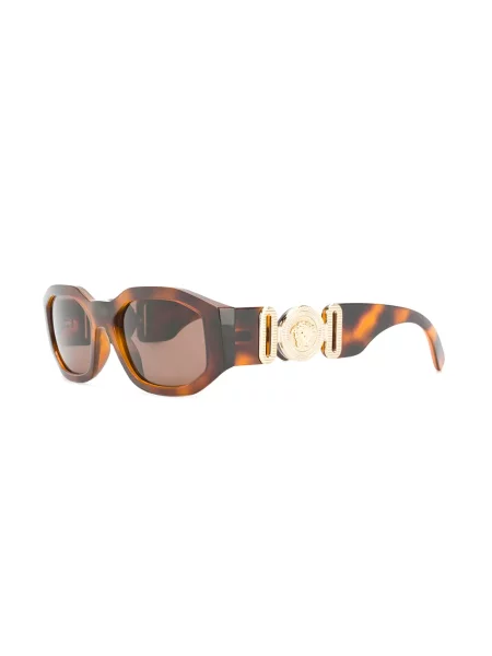 Saulės akiniai Versace Eyewear ruda