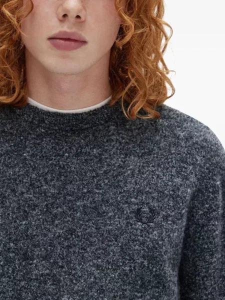 Pulover Fred Perry cu autograf albastru