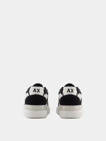 Кожаные кроссовки Armani Exchange белые