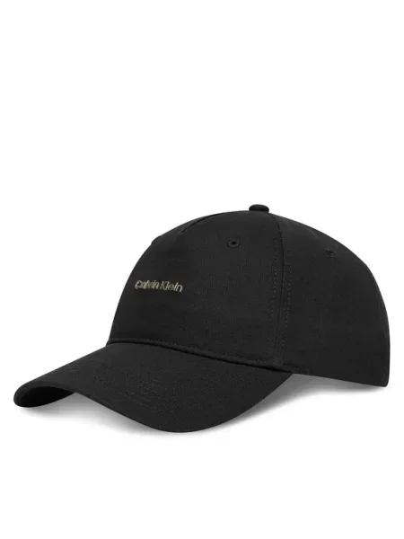 Calvin Klein Baseball sapka Cotton Twill W/ Hw Cap fekete