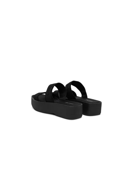 Calvin Klein Natikači Flatform Sndl Webbing črna