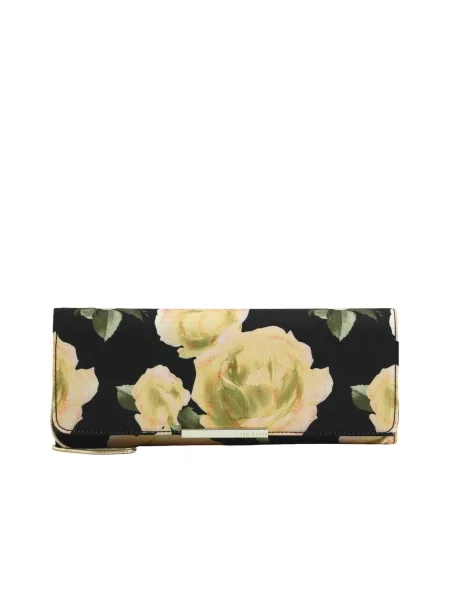 Ted Baker Clutch MALLIAA galben deschis / kaki negru