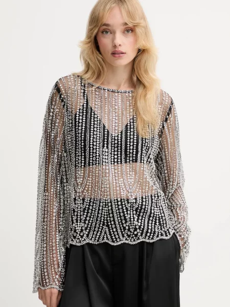 Gestuz bluză modelator argintiu