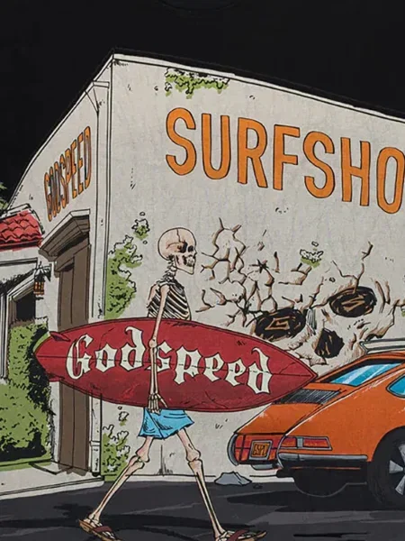 Tricou Godspeed negru