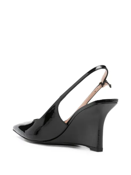 Pantofi cu toc Stuart Weitzman cu pană negru