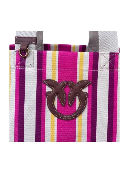 Geantă shopper Pinko roz