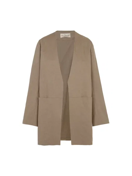 Lniana marynarka Cortana brązowa